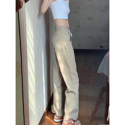 straight-leg jeans