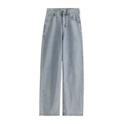 straight-leg jeans