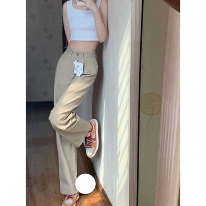 straight-leg jeans