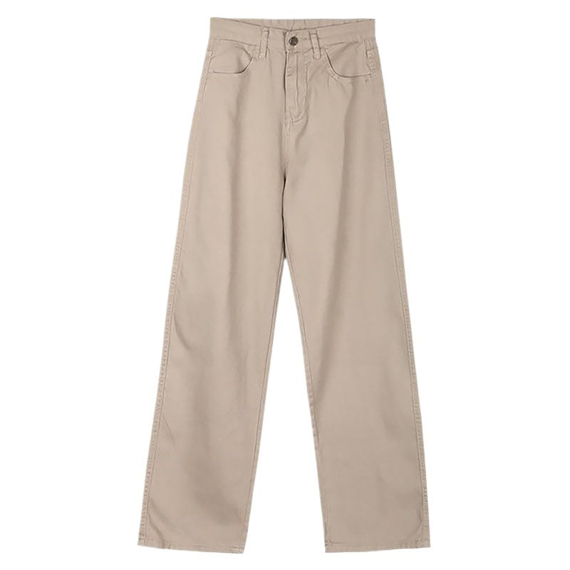 straight-leg jeans