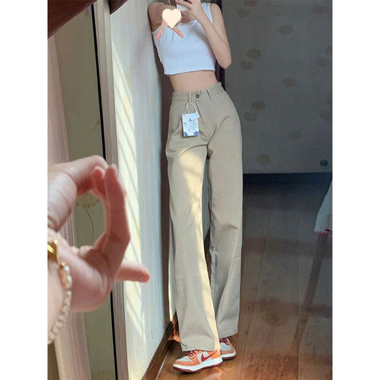 straight-leg jeans