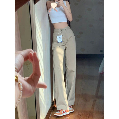 straight-leg jeans