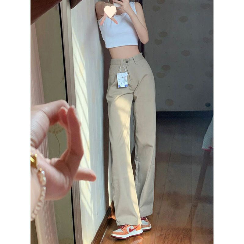 straight-leg jeans