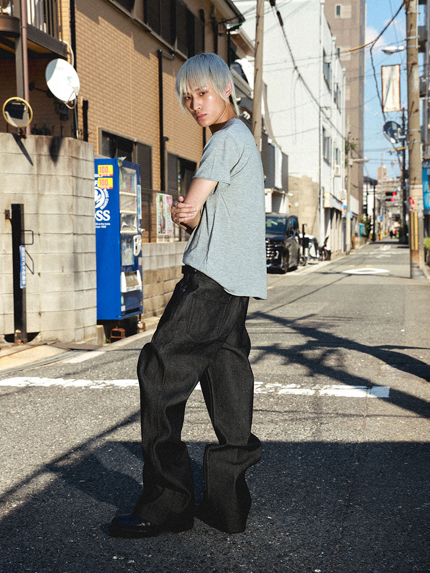 straight-leg jeans