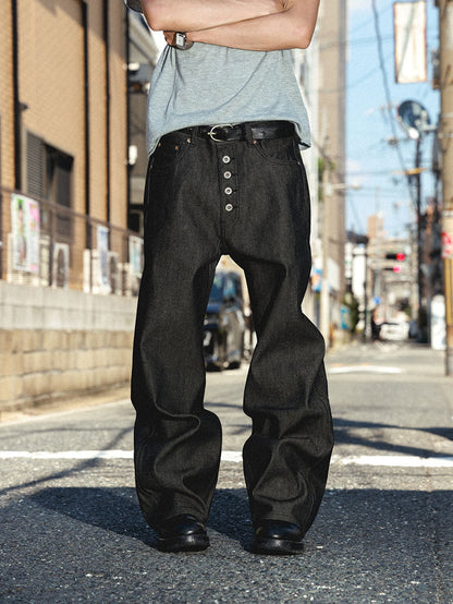 straight-leg jeans