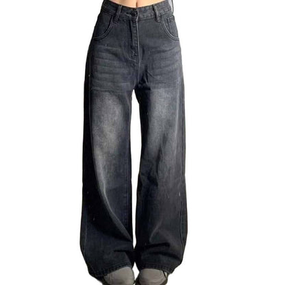Straight-leg jeans