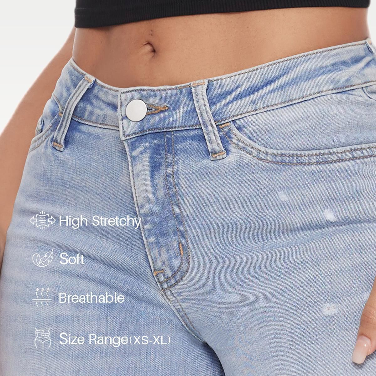 Straight-Leg Loose Jeans