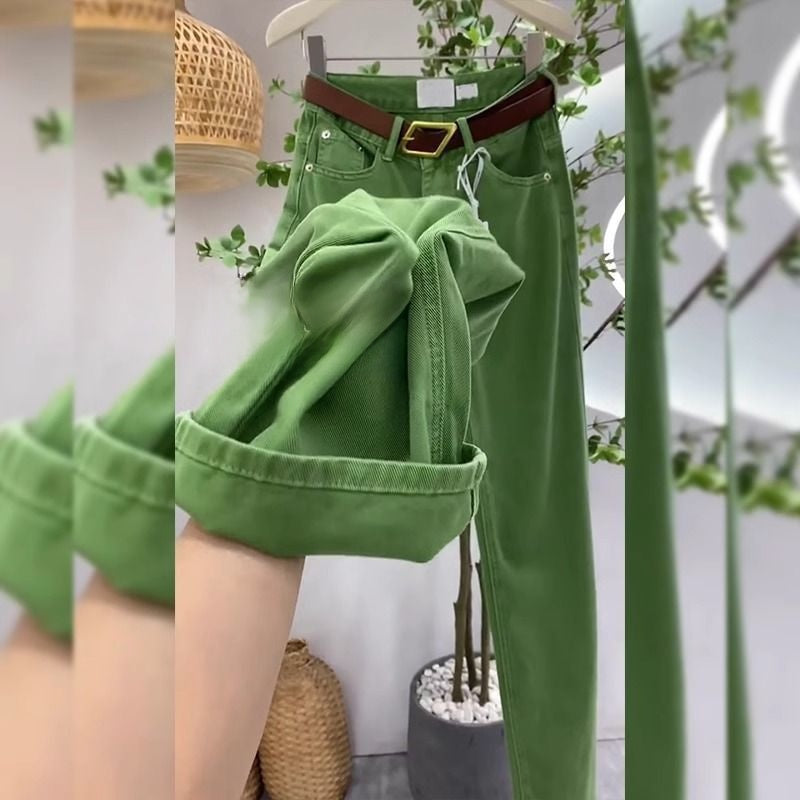 Straight-leg pants