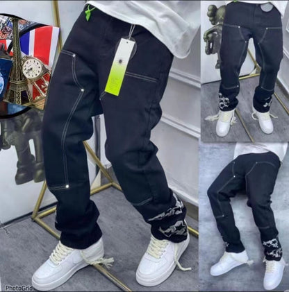 Straight-leg pants