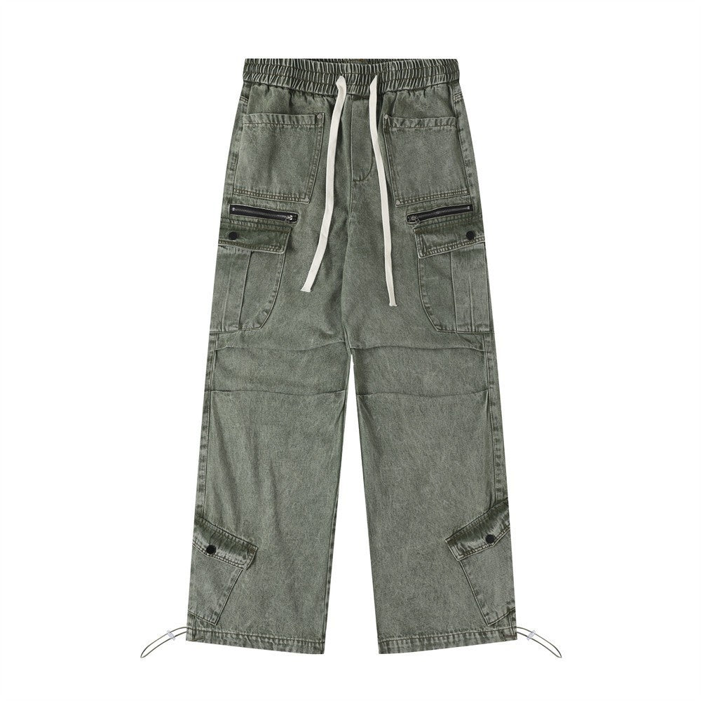 Straight-leg pants