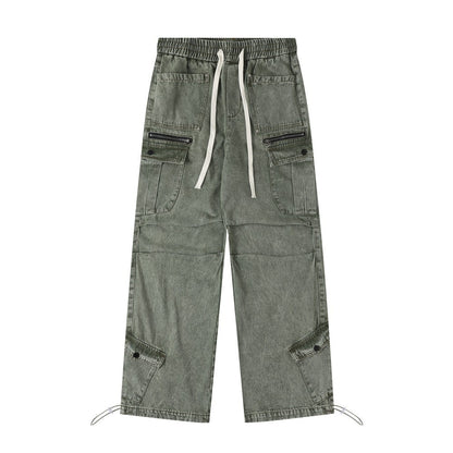 Straight-leg pants