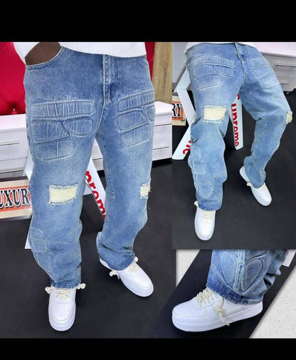 Straight-leg pants