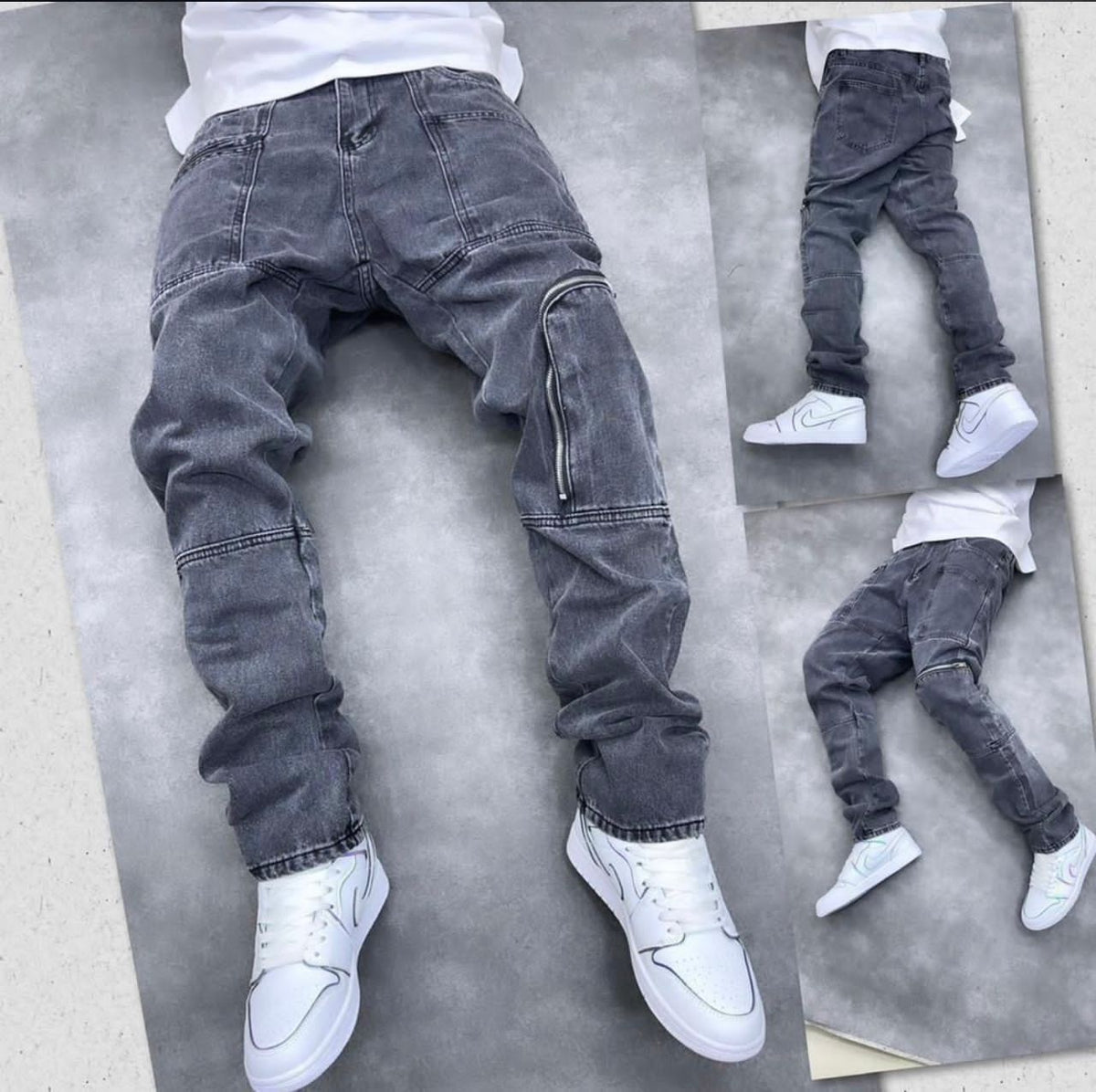 Straight-leg pants
