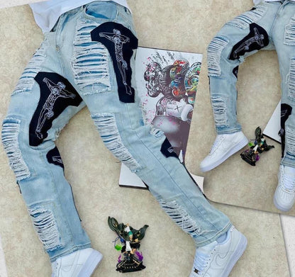 Straight-leg pants