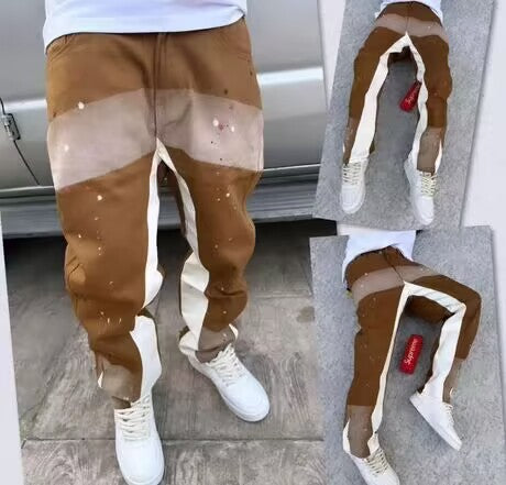 Straight-leg pants