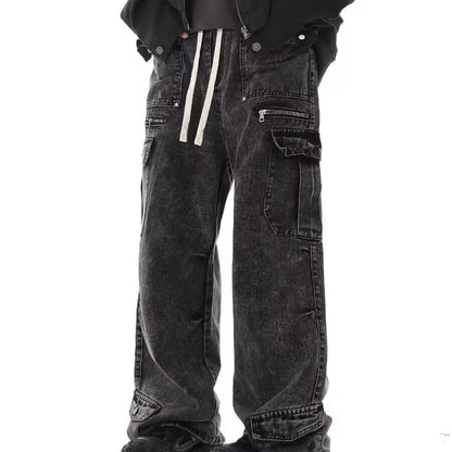 Straight-leg pants