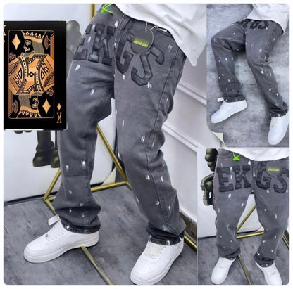 Straight-leg pants
