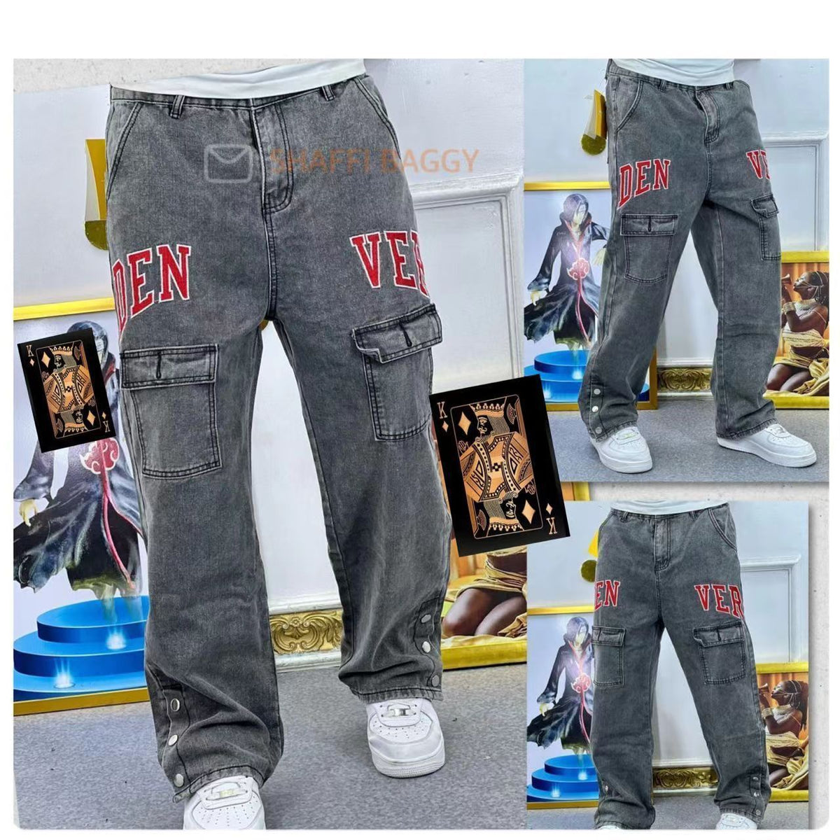 Straight-leg pants