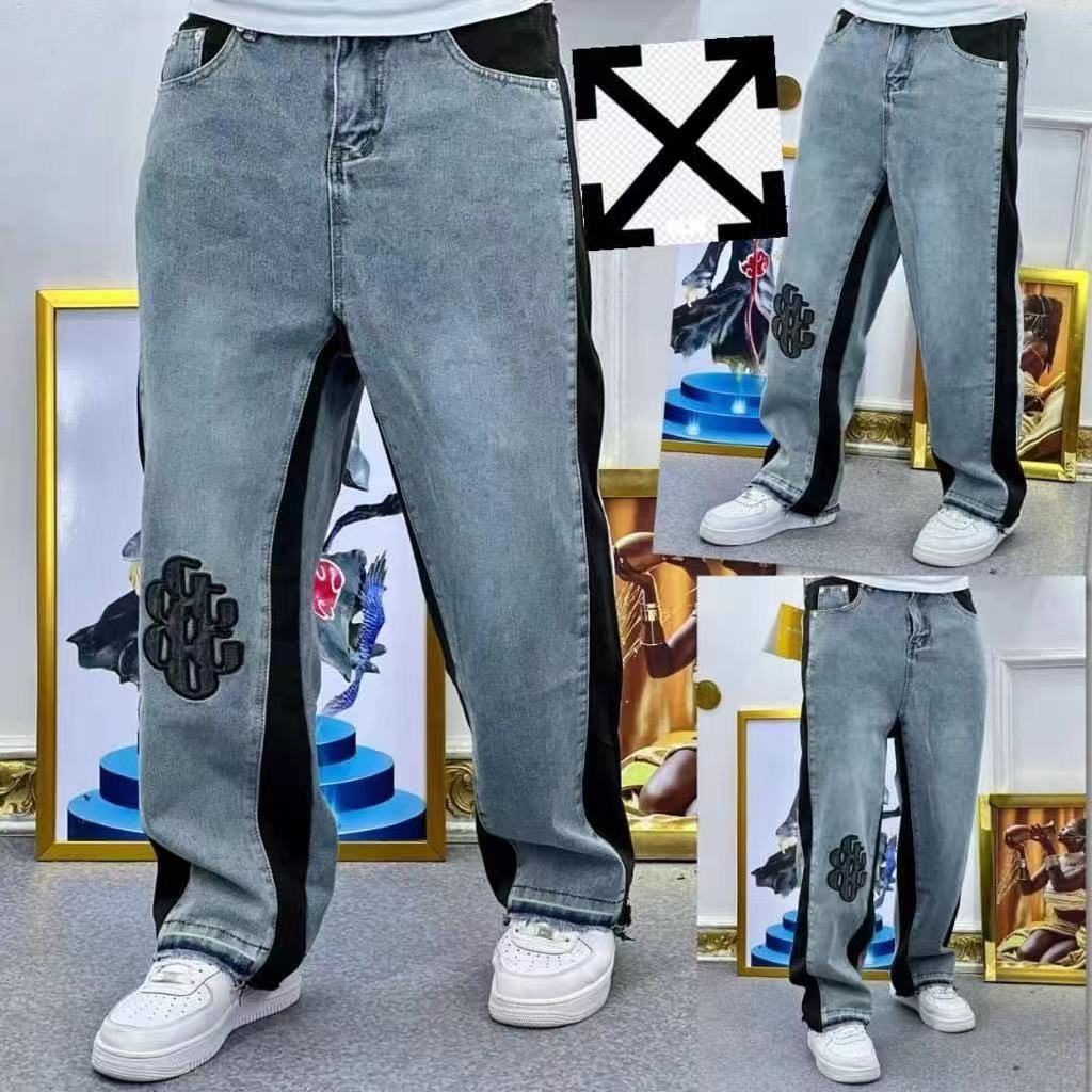 Straight-leg pants