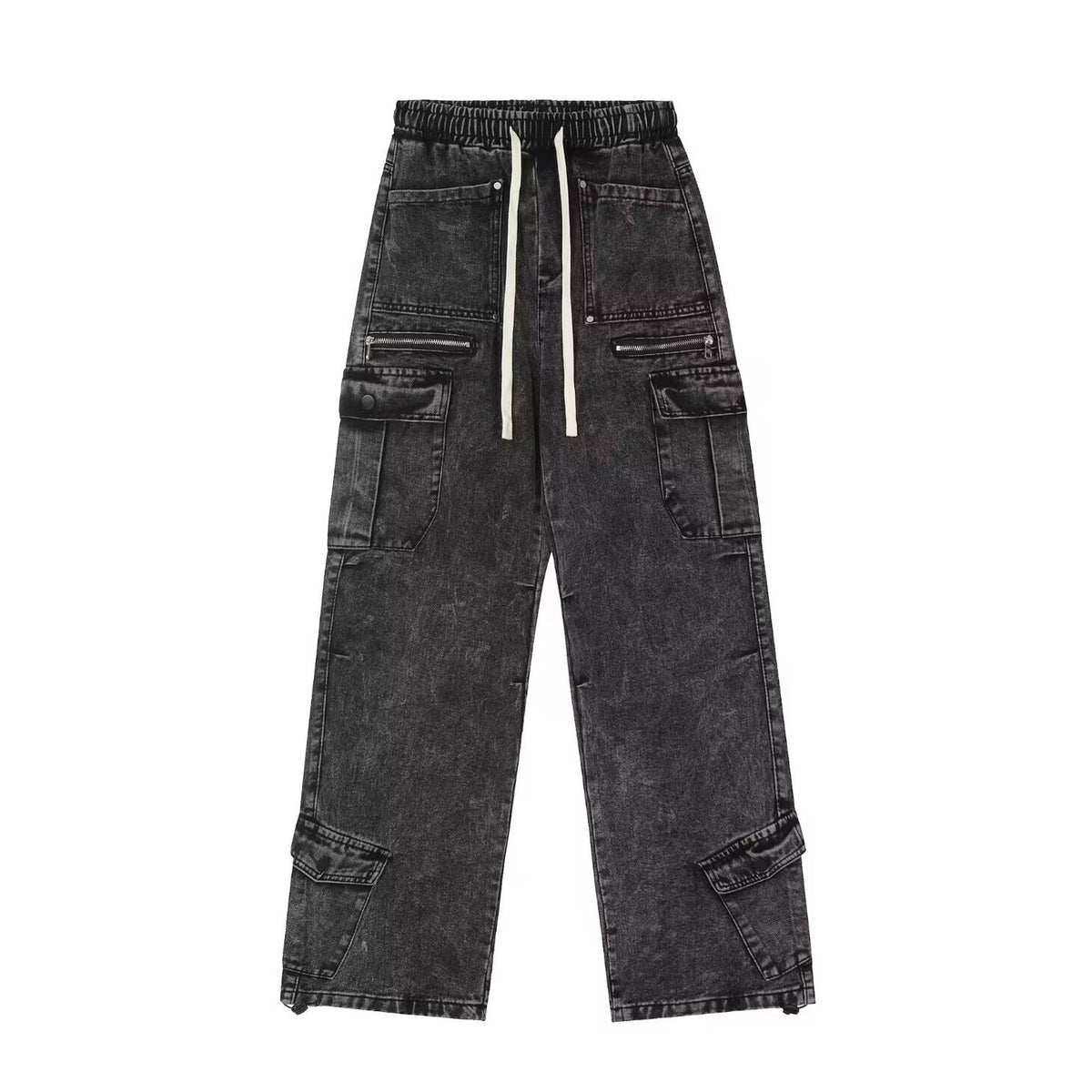 Straight-leg pants