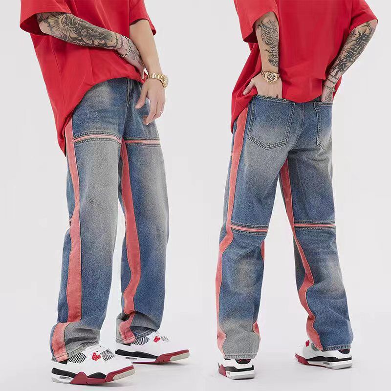 Straight-leg pants