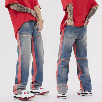 Straight-leg pants