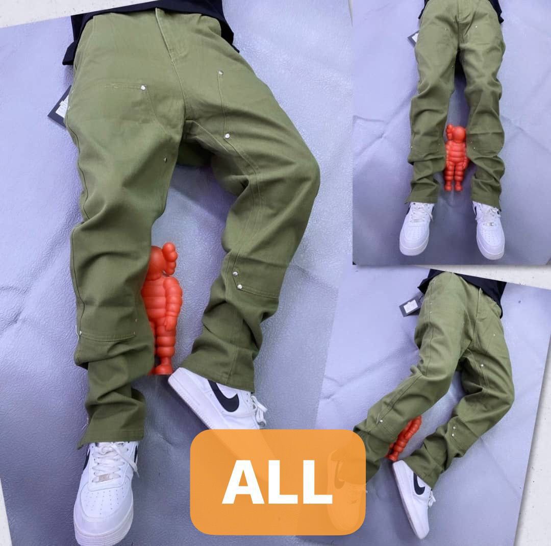 Straight-leg pants