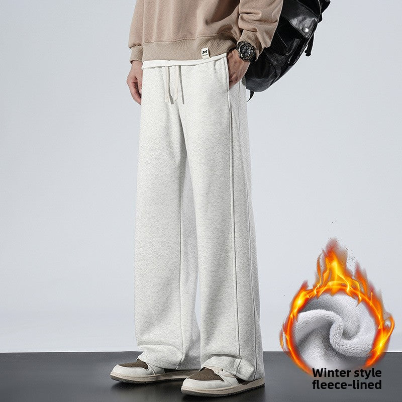Straight-leg sweatpants