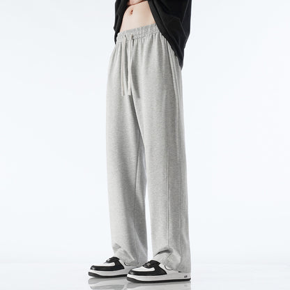 Straight-leg sweatpants