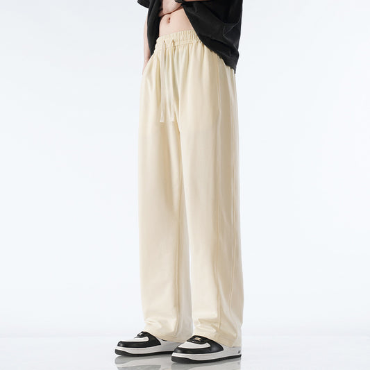 Straight-leg sweatpants