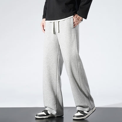 Straight-leg sweatpants