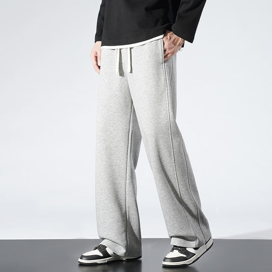 Straight-leg sweatpants