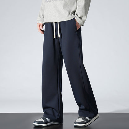 Straight-leg sweatpants