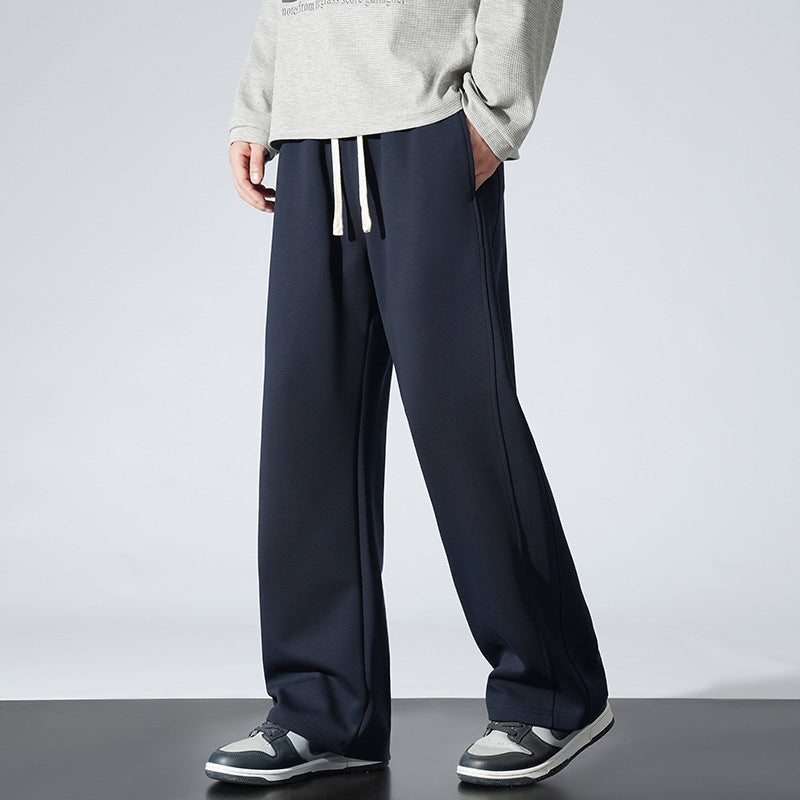 Straight-leg sweatpants