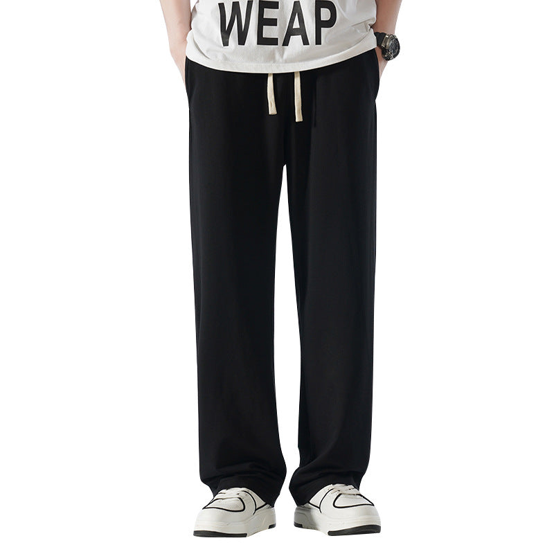 Straight-leg sweatpants