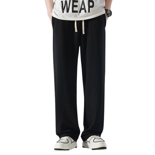 Straight-leg sweatpants