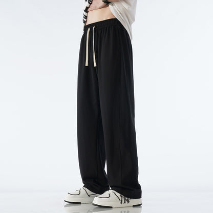 Straight-leg sweatpants