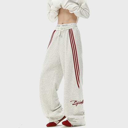 Straight-leg wide-leg casual long pants
