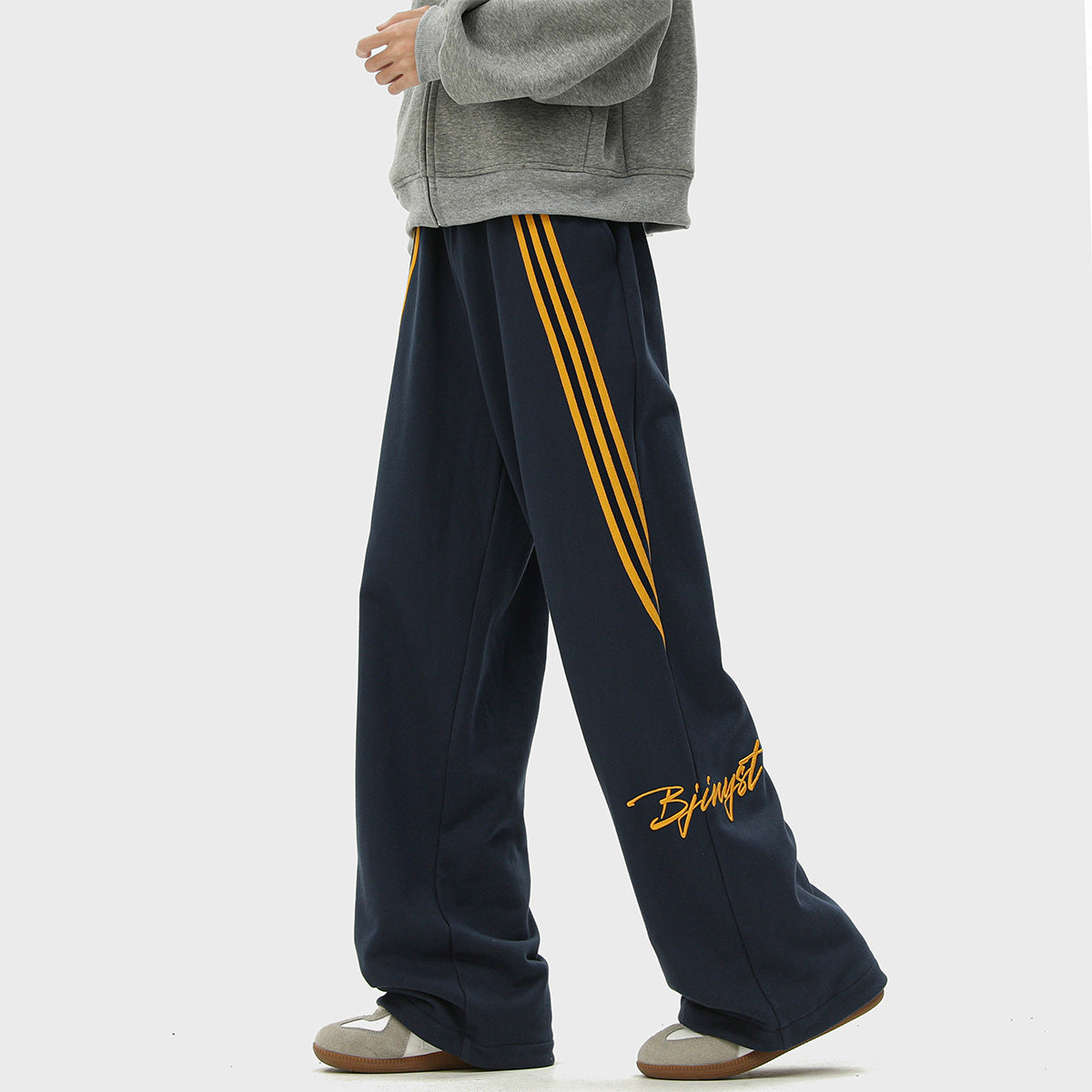 Straight-leg wide-leg casual long pants