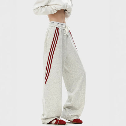 Straight-leg wide-leg casual long pants