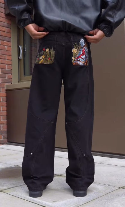 Straight Mop Pants