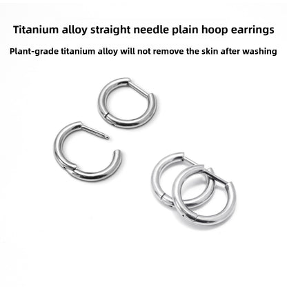 Straight needle earring
