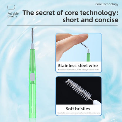 Straight Push-Pull Interdental Brush