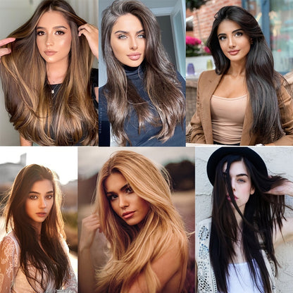 Straight Synthetic Hair Extensions 7-Piece Set