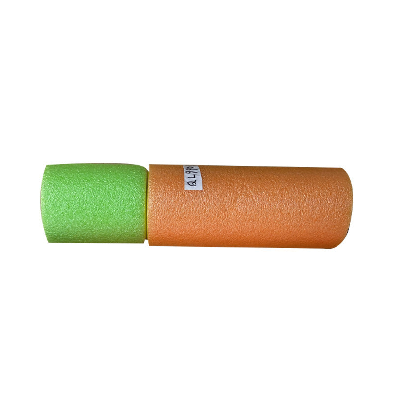 Straight tube foam water play pull-out toy