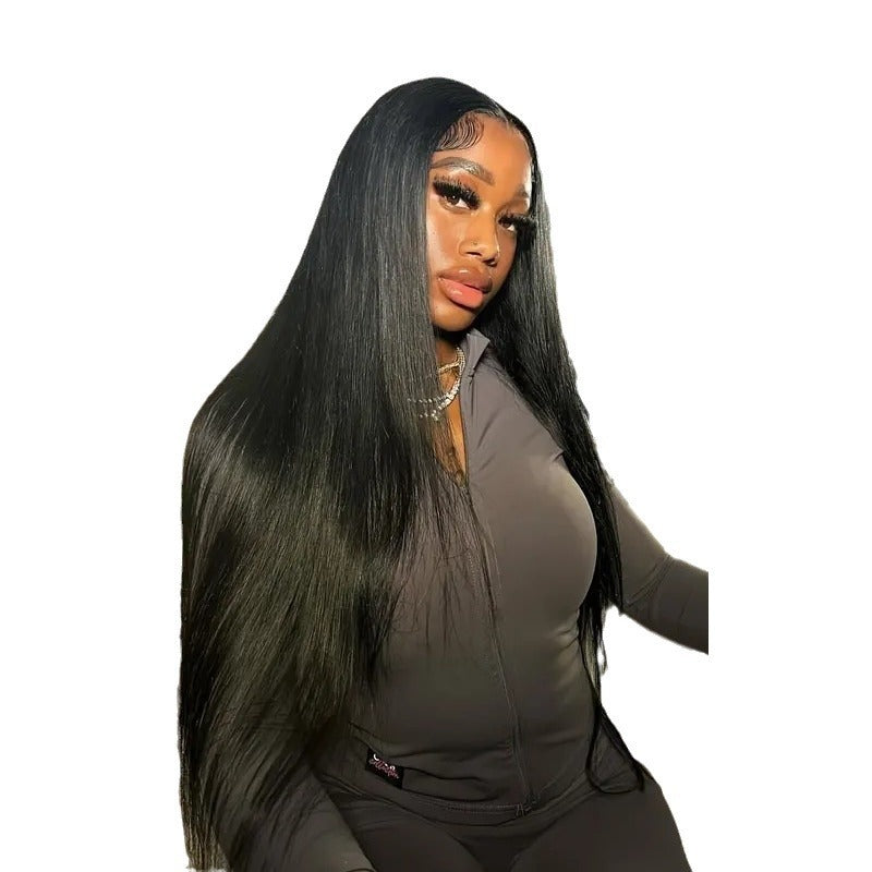Straight Wig—Stylable, Permable, and Dyeable
