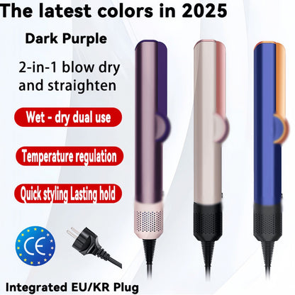 Straightening hair dryer