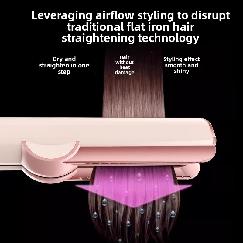 Straightening hair dryer