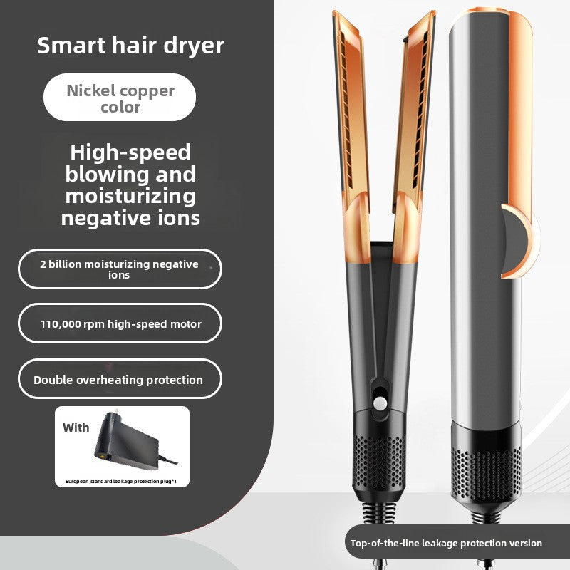 Straightening hair dryer