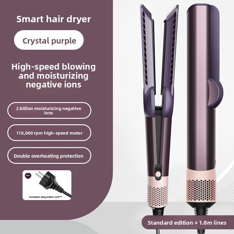 Straightening hair dryer